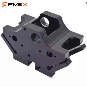 Customized Hardware Precision Electronics CNC Lathe Turning Milling Aluminum Alloy Black Anodized Surface Treatment 